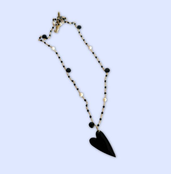 Collana lunga cuore