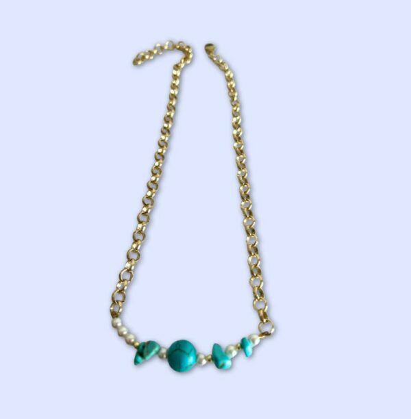 Collana pietre azzurre