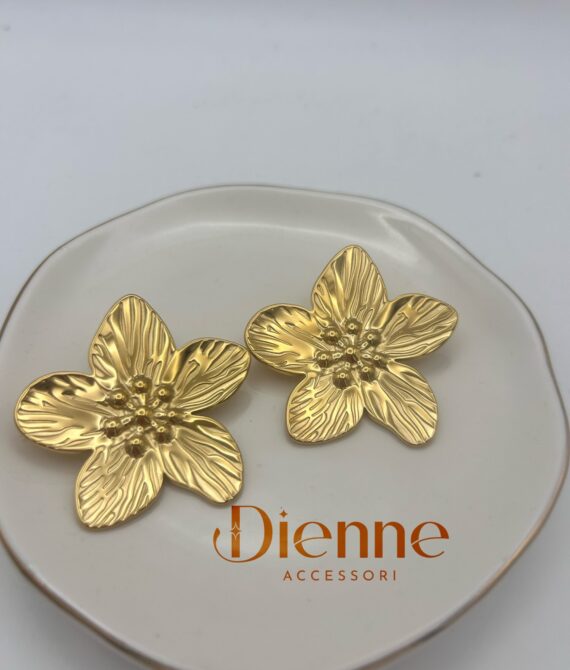 Orecchini Fiore oro